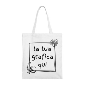 bag bianca personalizzabile con la tua grafica