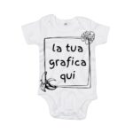body bambino bianco personalizzabile con la tua grafica