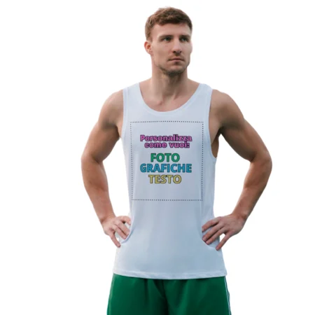 canotta sportiva da uomo personalizzata
