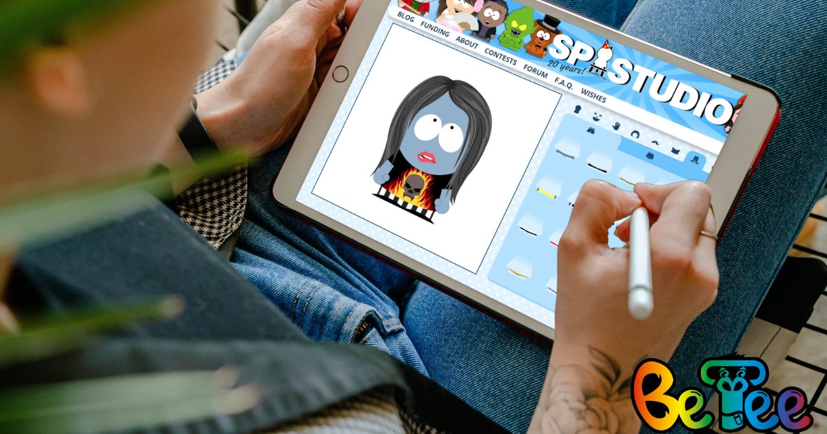 creare grafiche avatar con laptop