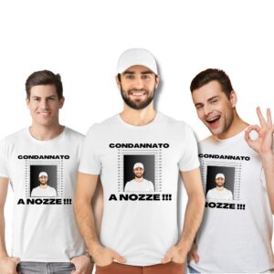 T-shirt Addio al Celibato personalizzata