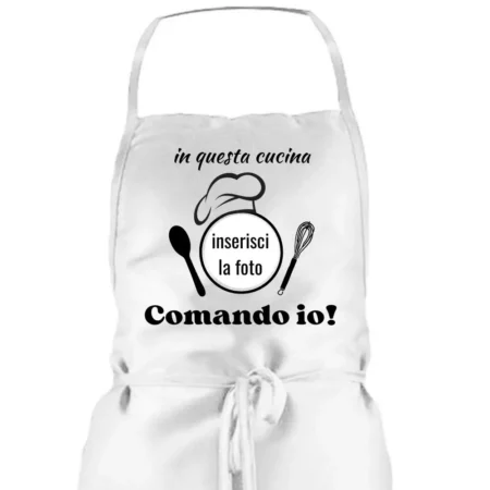 grembiule personalizzato con foto