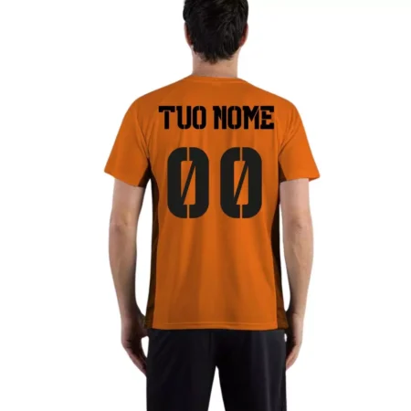 divisa da calcio personalizzata dietro