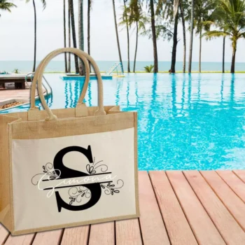 borsa mare personalizzata con nome