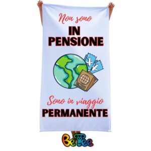 telo mare personalizzato per la pensione