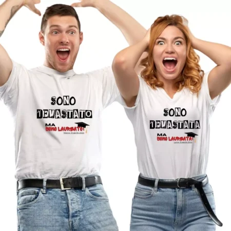 maglietta personalizzata per regalo di laurea