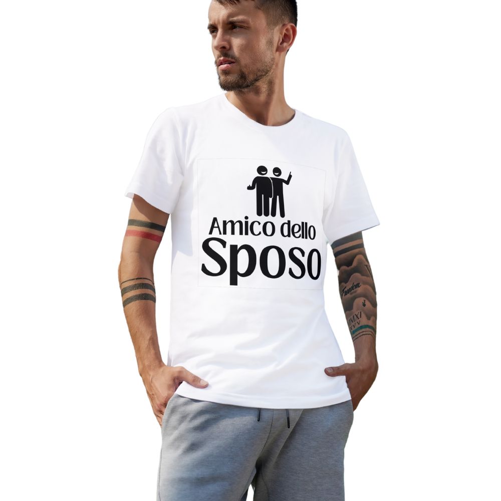 t-shirt Addio al Celibato per gli amici dello sposo