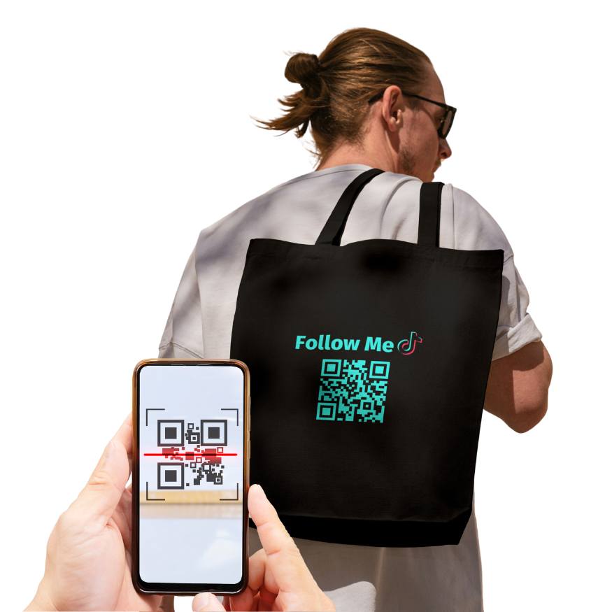 shopper personalizzata con qrcode