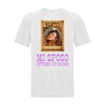 maglietta personalizzabile con la faccia della sposa, addio al nubilato bianca "mi sposo, offrimi un drink"