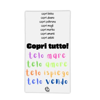 Telo Mare Divertente “Telo mare telo amore”