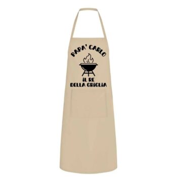 grembiule personalizzato con nome festa del papà