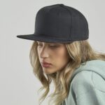 Cappellino Snapback 5 Pannelli White Label per Brand