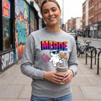 Felpa “Merde” – Teddy Edition