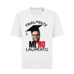 T-Shirt Laurea Personalizzata con Foto e Frase “Finalmente mi ho laureato”